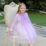 Kid Girl Sequins Princess Cloak