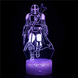 Star Wars 3D Night Light LED Lamps Seven Colors Touch LED With Remote Control