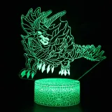 3D Dinosaur Series Night Light LED Lamps Seven Colors Touch Lamps With Remote Control