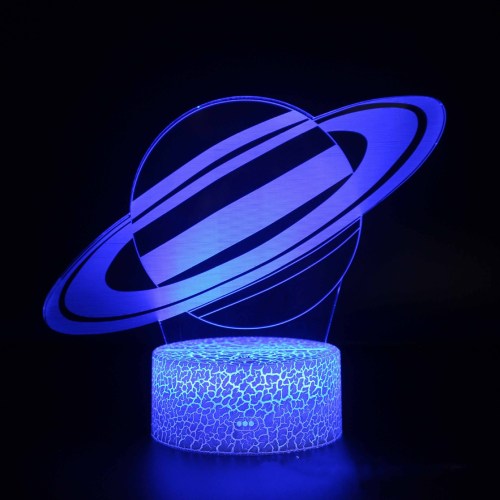 3D Globe Series Night Light LED Lamps Seven Colors Touch Lamps With Remote Control