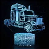 3D Cute Car Train Series Night Light LED Lamps Seven Colors Touch Lamps With Remote Control