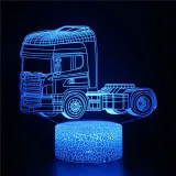3D Cute Car Series Night Light LED Lamps Seven Colors Touch Lamps With Remote Control