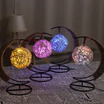 Night Hemp Rope Ball Light USB Decoration Bedroom Light