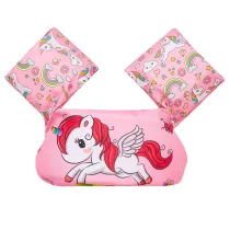 Toddler Kids Print Unicorn Swim Vest with Arm Wings Floats Life Jacket