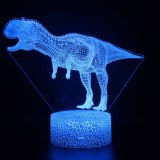 3D Dinosaur Series Night Light LED Lamps Seven Colors Touch Lamps With Remote Control