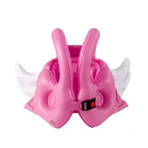 Toddler Kids Pool Floats Inflated Swimming Rings 3D Angel Wing Swimming Circle