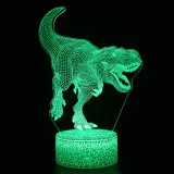 3D Dinosaur Series Night Light LED Lamps Seven Colors Touch Lamps With Remote Control