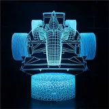 3D Cute Car Train Series Night Light LED Lamps Seven Colors Touch Lamps With Remote Control