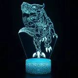 3D Dinosaur Series Night Light LED Lamps Seven Colors Touch Lamps With Remote Control