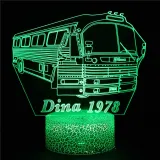 3D Cute Car Series Night Light LED Lamps Seven Colors Touch Lamps With Remote Control