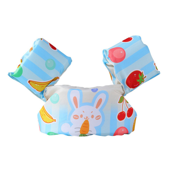Toddler Kids Swim Vest with Arm Wings Floats Life Jacket Print Fruit Rabbit