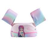 Toddler Kids Print Mermaid Swim Vest with Arm Wings Floats Life Jacket