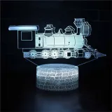 3D Cute Car Train Series Night Light LED Lamps Seven Colors Touch Lamps With Remote Control