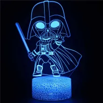 Star Wars 3D Night Light LED Lamps Seven Colors Touch LED With Remote Control