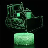 3D Cute Car Series Night Light LED Lamps Seven Colors Touch Lamps With Remote Control