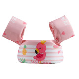 Toddler Kids Print Flamingo Swim Vest with Arm Wings Floats Life Jacket
