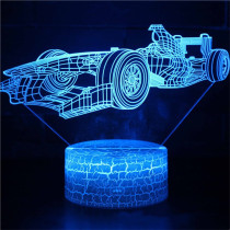 3D Cute Car Train Series Night Light LED Lamps Seven Colors Touch Lamps With Remote Control
