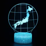 3D Globe Series Night Light LED Lamps Seven Colors Touch Lamps With Remote Control
