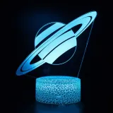 3D Globe Series Night Light LED Lamps Seven Colors Touch Lamps With Remote Control