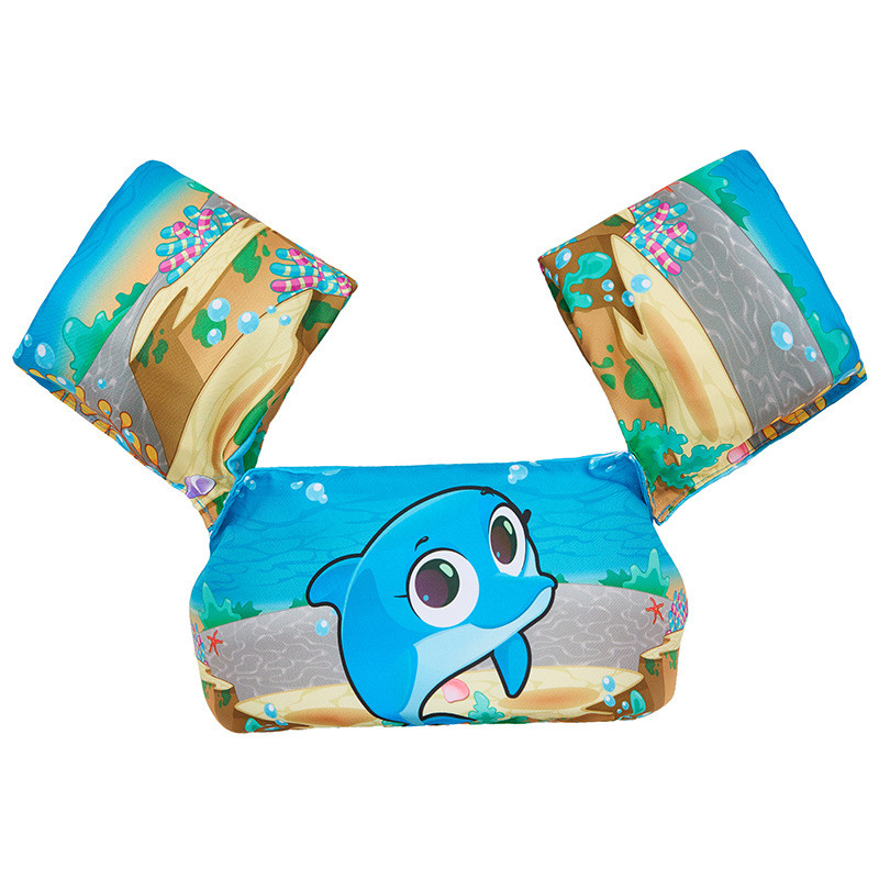 Toddler Kids Dolphin Swim Vest with Arm Wings Floats Life Jacket