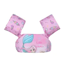 Toddler Kids Print Mermaid Swim Vest with Arm Wings Floats Life Jacket