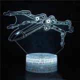 3D Game Star Wars Night Light Seven Colors Touch LED With Remote Control