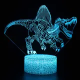 3D Dinosaur Series Night Light LED Lamps Seven Colors Touch Lamps With Remote Control