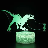 3D Dinosaur Series Night Light LED Lamps Seven Colors Touch Lamps With Remote Control