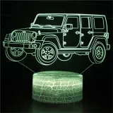 3D Cute Car Train Series Night Light LED Lamps Seven Colors Touch Lamps With Remote Control