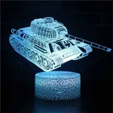 3D Cute Car Train Series Night Light LED Lamps Seven Colors Touch Lamps With Remote Control