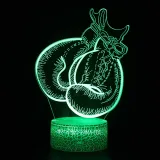 3D Dinosaur Series Night Light LED Lamps Seven Colors Touch Lamps With Remote Control