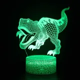 3D Dinosaur Series Night Light LED Lamps Seven Colors Touch Lamps With Remote Control