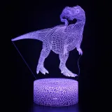 3D Dinosaur Series Night Light LED Lamps Seven Colors Touch Lamps With Remote Control