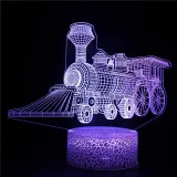 3D Cute Car Series Night Light LED Lamps Seven Colors Touch Lamps With Remote Control