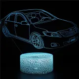 3D Cute Car Series Night Light LED Lamps Seven Colors Touch Lamps With Remote Control