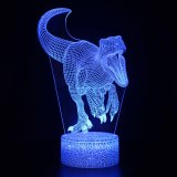 3D Dinosaurs Series Night Light LED Lamps Seven Colors Touch Lamps With Remote Control