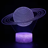 3D Globe Series Night Light LED Lamps Seven Colors Touch Lamps With Remote Control