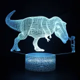 3D Dinosaur Series Night Light LED Lamps Seven Colors Touch Lamps With Remote Control