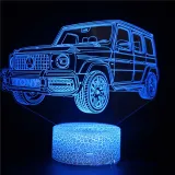 3D Cute Car Series Night Light LED Lamps Seven Colors Touch Lamps With Remote Control