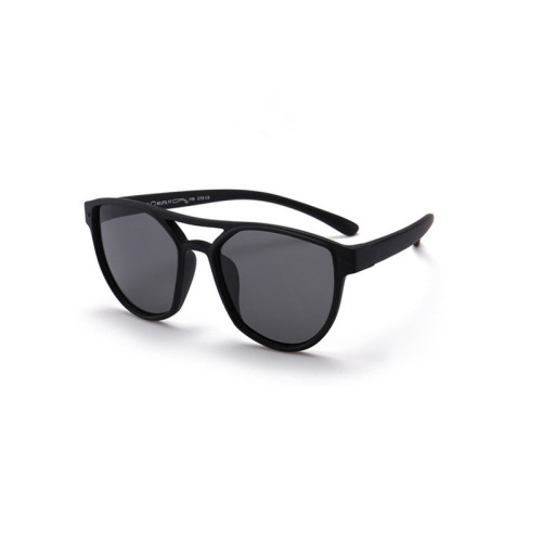 Kids Boys & Girls UV400 Protection Fashion Silicone Sunglasses Black Frame