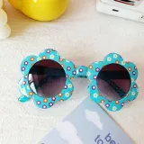 Kids Fashion Sunflower Anti-UV Protection Sunglasses
