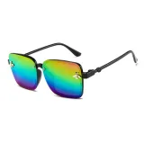 Kids Square Bee Glasses Anti-UV Protection Fashion Sunglasses Black Frame
