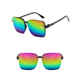 Kids Square Bee Glasses Anti-UV Protection Fashion Sunglasses Black Frame