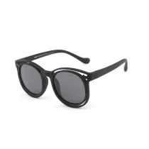 Kids Boys & Girls Anti-UV Protection Silicone Round Sunglasses