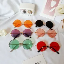 Kids Round Retro Fashion Sunglasses