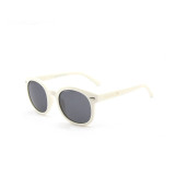 Kids UV400 Protection Tinted Glasses Silicone Sunglasses White Frame