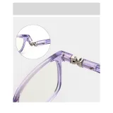 Kids 360 Degree Spring Frame Blu-ray Protection Optical Clear Glasses