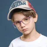 Kids 360 Degree Spring Frame Blu-ray Protection Optical Clear Glasses