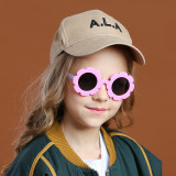 Kids Sunflower UV Protection Silicone Sunglasses