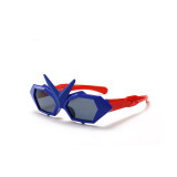 Kids Transformers Polarized Silicone Sunglasses Red Frame